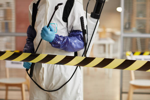 Professional Biohazard Cleanup technician working in East Lyme, CT